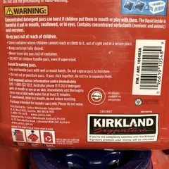 Viên giặt xả quần áo Ultra Clean Kirkland USD 152 viên