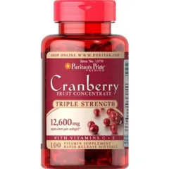 Viên uống hỗ trợ tiết niệu, bàng quang Puritan’s Pride Cranberry Triple 100v