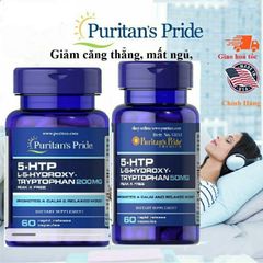 Viên Uống 5-HTP Puritan's Pride Hỗ Trợ Giảm Căng Thẳng, Lo Âu & Mất Ngủ - Bổ Não Tự Nhiên Cho Sức Khỏe Tâm Thần Tích Cực