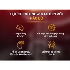 Viên uống Magie L-Threonate Now Magtein - Bổ não, cải thiện trí nhớ, giảm stress và mất ngủ - 90 viên