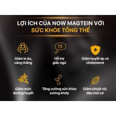 Viên uống Magie L-Threonate Now Magtein - Bổ não, cải thiện trí nhớ, giảm stress và mất ngủ - 90 viên