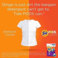 Viên giặt quần áo Tide Mỹ Pods 3 in 1 loại 42 viên bỏ thẳng vào máy giặt tự tan trong nước tiết kiệm tiện lợi