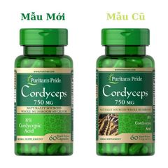 Đông Trùng Hạ Thảo Cordyceps 750mg 60 viên Puritan's Pride - Thực Phẩm Chức Năng Tăng Cường Sức Khỏe và Miễn Dịch Tự Nhiên