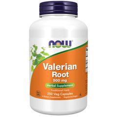 Viên uống Valerian Root 500mg Now - Chiết xuất từ cây nữ lang giúp giảm căng thẳng, lo âu và hỗ trợ giấc ngủ tự nhiên từ Now Foods Mỹ