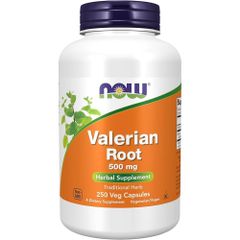Viên uống Valerian Root 500mg Now - Chiết xuất từ cây nữ lang giúp giảm căng thẳng, lo âu và hỗ trợ giấc ngủ tự nhiên từ Now Foods Mỹ