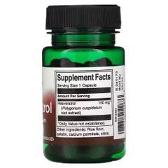Viên Uống Resveratrol 100mg - Hỗ Trợ Tim Mạch, Chống Lão Hóa, Tăng Cường Sức Khỏe Tế Bào - 30 Viên Bổ Sung Chất Chống Oxy Hóa