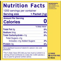 [T.á.ch lẻ] Đường ăn kiêng Splenda gói nhỏ 1g cho người ăn kiêng keto, DAS, người tiểu đường