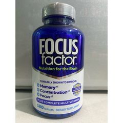 Viên uống Bổ não Focus Factor Nutrition for the Brain 180viên - Tăng cường trí nhớ và khả năng tập trung cho mọi lứa tuổi