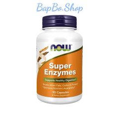 Viên Uống Hỗ Trợ Tiêu Hóa NOW Super Enzymes - Giảm Đầy Hơi, Khó Tiêu, Hỗ Trợ Tiêu Hóa Hiệu Quả, 90 Viên