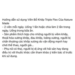 [Date 2026] Viên uống bổ khớp Nature Made Triple Flex 200v