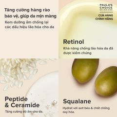[Hàng Mỹ] Kem dưỡng ẩm tái tạo da chứa Retinol Paula's Choice 10ml chống lão hoá Resist Barrier Repair Moisturizez