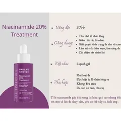 [Hàng Mỹ] Serum dưỡng da Niacinamide 20% Treatment Paula's Choice 20ml