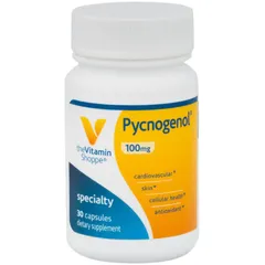 Viên uống chống oxy hóa đẹp da THE VITAMIN SHOPPE Pycnogenol 100 MG 30v