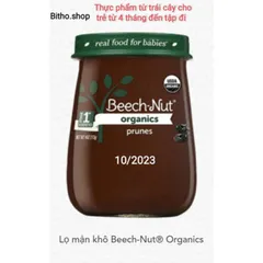[ Date 10/23] Thực phẩm xay từ trái cây cho trẻ ăn dặm vị mận khô Beech Nut