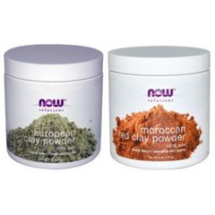 [Date 2026, tặng cọ hoặc chén thìa] Bột mặt nạ đất sét NOW CLAY POWDER 170g