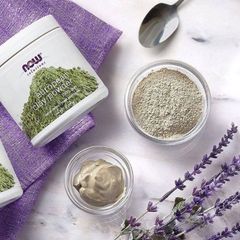 [Date 2026, tặng cọ hoặc chén thìa] Bột mặt nạ đất sét NOW CLAY POWDER 170g