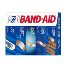 Băng cá nhân Band-Aid Brand - Hộp 188 miếng băng dán bảo vệ vết thương, chống thấm nước, tiện lợi cho gia đình và trẻ nhỏ