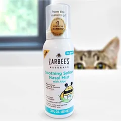 [Date 11/25] Xịt rửa mũi, đẩy đờm, làm sạch mũi cho bé Zarbee's Soothing Saline Nasal Mist - 88ml