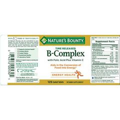 Viên uống tổng hợp Vitamin B Complex với Axit Folic và Vitamin C - Hỗ trợ sức khỏe tim mạch và miễn dịch tự nhiên