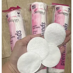 Bông tẩy trang cao cấp Swissper PREMIUM ROUND 100 miếng