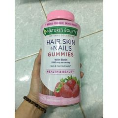 Viên Uống Hỗ Trợ Tóc Dày, Móng Khỏe, Da Đẹp Nature's Bounty - Biotin Tăng Cường Sắc Đẹp Toàn Diện