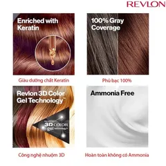 [Bản Mỹ] Thuốc Nhuộm tóc 3D Revlon Colorsilk beautiful -USA
