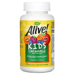 Kẹo nhai Bổ Sung Vitamin Tổng Hợp cho BÉ YÊU - ALIVE ! Multivitamin 120v