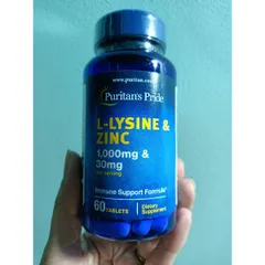 [Date 10/25] Viên uống giảm mụn bổ sung L - lysine 1000mg và zinc 30mg 60v