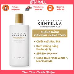 Kem Chống Nắng Rau Má Cân Bằng Ẩm Skin1004 Madagascar Centella Air-fit Suncream SPF50+ PA++++ 50ml