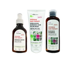 Bộ Dầu Gội Xả Serum Chống Rụng Tóc và Kích Mọc Tóc Elfa Pharm 200ml - Dưỡng Tóc Khỏe Mạnh Từ Ngưu Bàng, Xuất Xứ Ba Lan