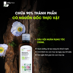 Dầu Gội Chống Rụng Tóc & Kích Mọc Tóc Elfa Pharm 200ml - Sản Phẩm Từ Ba Lan, Giúp Tóc Khỏe Mạnh & Bảo Vệ Da Đầu