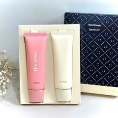 Bộ Kem Dưỡng Da Tay Ohui Hand Cream Special Set 100ml - Kem Dưỡng Ẩm Mượt Mà, Giúp Chống Nếp Nhăn và Tia UV, Hương Hoa Cỏ và Hoa Hồng