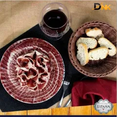 Đùi heo muối Espana Mini Jamon Curado Tây Ban Nha 1kg - Hương vị đặc trưng, set hoàn hảo gồm giá đỡ và dao cắt cho tiệc tùng.