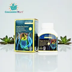 Viên Uống Hỗ Trợ Thải Độc Gan Vitatree Organ Fat Detox 60 Viên - Giảm Mỡ Máu, Đốt Mỡ, Cải Thiện Tiêu Hóa