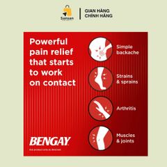 Kem BENGAY Ultra Strength 113g - Dầu Mát Xoa Giảm Đau Mỹ - Hỗ Trợ Giảm Đau Cơ Bắp và Khớp, Hàng Nội Địa