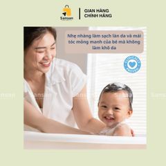 Sữa Tắm Gội Cetaphil Baby Dịu Nhẹ 400ml - Chiết Xuất Hoa Cúc Hữu Cơ, An Toàn Cho Da Nhạy Cảm Của Bé
