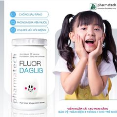Fluor Dagling - Sản phẩm chăm sóc răng miệng Na Uy, ngăn ngừa sâu răng và bảo vệ men răng, thích hợp cho mọi lứa tuổi