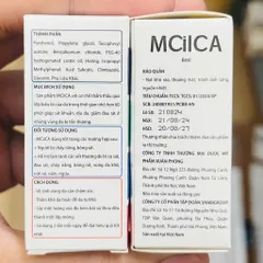 Kem bôi nấm, ngứa, ngừa mụn MCiICA - dưỡng ẩm da khô, cháy nắng