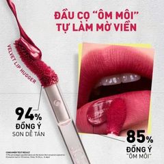 Son Nhung Lì 3CE Velvet Lip Tint Plush - Son Kem Mềm Mại, Bền Màu, Dưỡng Ẩm Cho Đôi Môi Quyến Rũ, Bảng Màu Trendy 2023