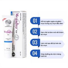 Gel Dưỡng Megaduo & Megaduo Plus 15g - Giảm Mụn, Mờ Thâm, Làm Sáng Da - Sản phẩm Chăm Sóc Da Thiên Nhiên Chất Lượng Cao