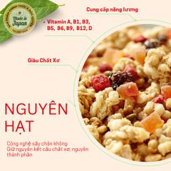 Ngũ Cốc Calbee Nhật Bản 600g Đỏ - Ngũ Cốc Dinh Dưỡng Nhiều Trái Cây, Thực Phẩm Ăn Sáng Tốt Cho Sức Khỏe