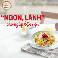 Ngũ Cốc Trái Cây Calbee Nhật Bản 400g Ít Đường [DATE T4/2027] Ngũ cốc Dinh dưỡng Ít đường