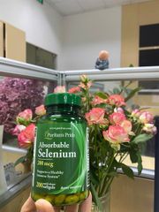 Viên uống Absorbable Selenium 200mcg Puritan’s Pride