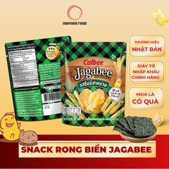 Bánh Snack Khoai Tây Jagabee Vị Rong Biển 100% Từ Khoai Tây Tươi - Snack Nhật Bản Giòn Rụm, Thơm Ngon Khó Cưỡng