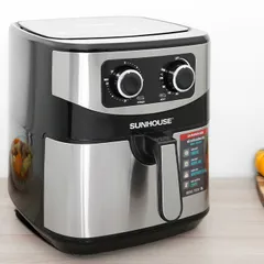 Nồi Chiên Không Dầu 9L SUNHOUSE SHD4035 - Công Nghệ Rapid Air Giảm 80% Mỡ Thừa, Dùng An Toàn và Tiện Lợi
