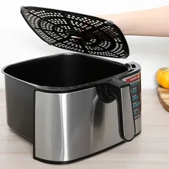 Nồi Chiên Không Dầu 9L SUNHOUSE SHD4035 - Công Nghệ Rapid Air Giảm 80% Mỡ Thừa, Dùng An Toàn và Tiện Lợi