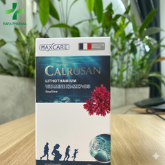 Viên uống CALROSAN Bổ sung Canxi, Vitamin D3, K2 - Hỗ trợ xương răng chắc khỏe, Phát triển chiều cao, Hộp 60 viên