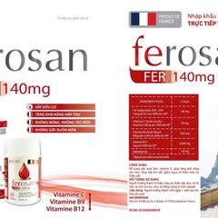 Viên Uống FEROSAN Bổ Sung Sắt, Axit Folic & Vitamin C - Cải Thiện Sức Khỏe, Hỗ Trợ Tăng Cường Máu (30 Viên)