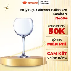Bộ 12 Ly Rượu Vang Thủy Tinh C&S Cabernet Ballon 350ml/470ml/580ml - Chất Liệu Cao Cấp, Chính Hãng, Sản Xuất Tại Pháp