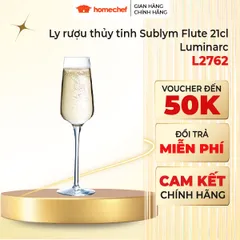 Ly Thủy Tinh Luminarc Sublym Flute Sang Trọng 210ml - Ly Nếm Rượu Vang Pháp An Toàn Trong Máy Rửa Bát
